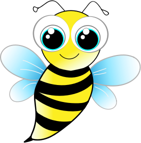 openclipart圖庫：Friendly Bee