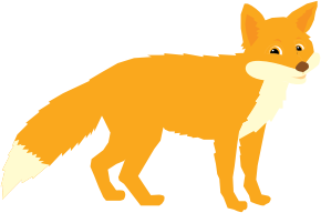 openclipart圖庫：Cute Fox