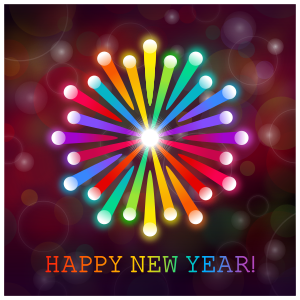 openclipart圖庫：Happy New Year Card