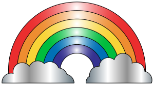 openclipart圖庫：Colorful Rainbow