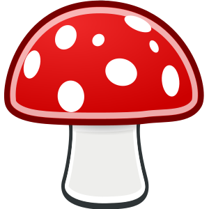 openclipart圖庫：Tango Style Mushroom