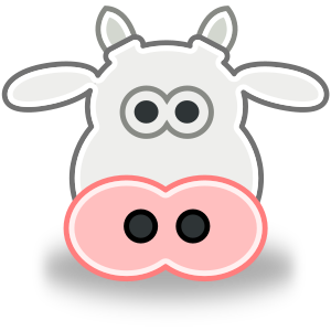 openclipart圖庫：Tango Style Cow Head
