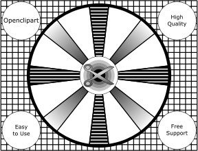 openclipart圖庫：Retro Test Pattern