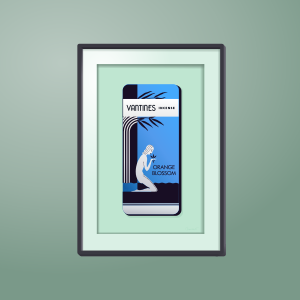 openclipart圖庫：Art Deco Incense Box from Vantines