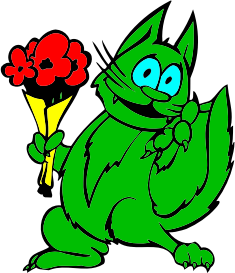 https://openclipart.org/image/300px/svg_to_png/235612/Green-Cat-With-Flowers.png
