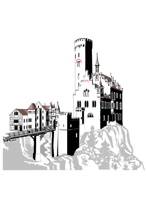 openclipart圖庫：Lichtenstein Castle