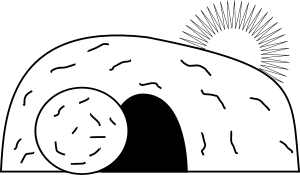 openclipart圖庫：Empty Tomb