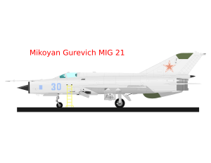 openclipart圖庫：MIG 21