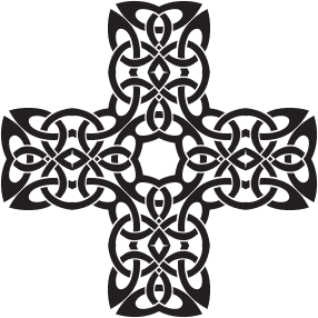 openclipart圖庫：Celtic Knot Cross 2
