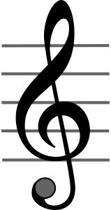 openclipart圖庫：trble clef