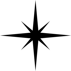 openclipart圖庫：Simple star silhouette