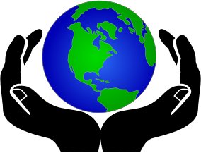 openclipart圖庫：World In Hands