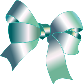openclipart圖庫：Shiny Reflective Silver Ribbon