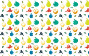 openclipart圖庫：Seamless Fruit Pattern