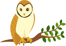 openclipart圖庫：Perched Owl