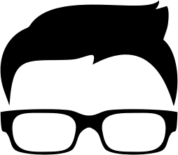 openclipart圖庫：Hipster Boy Silhouette Icon