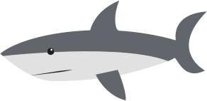 openclipart圖庫：Cartoon Shark