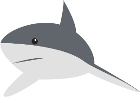 openclipart圖庫：Cartoon Shark 2