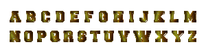 openclipart圖庫：Caramel Glass Alphabet