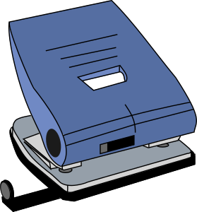 openclipart圖庫：hole punch