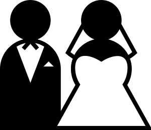 openclipart圖庫：wedding sign