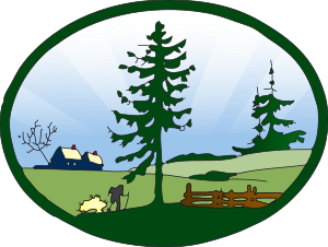 openclipart圖庫：country scene redone