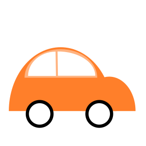 openclipart圖庫：CAR- Simple-flat-three-color-with-space