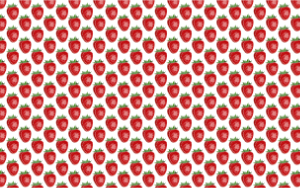 openclipart圖庫：Seamless Shiny Strawberry Pattern 5