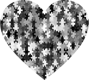 openclipart圖庫：Puzzle Heart