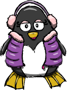 openclipart圖庫：Penguin 2