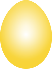 openclipart圖庫：Yellow Easter Egg