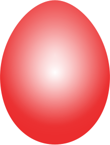 openclipart圖庫：Red Easter Egg