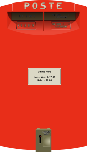 openclipart圖庫：Public Italian postbox