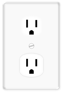 openclipart圖庫：Duplex Socket (USA)