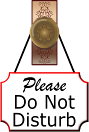 openclipart圖庫：Do Not Disturb
