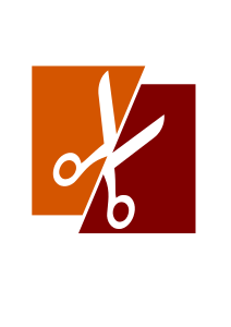 openclipart圖庫：Split scissors