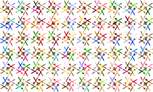 openclipart圖庫：Scissors Pattern No Background