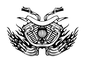 openclipart圖庫：motorcycle logo