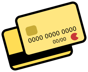openclipart圖庫：yellow credit card