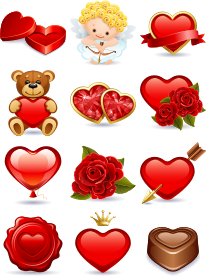 openclipart圖庫：Valentines Pack