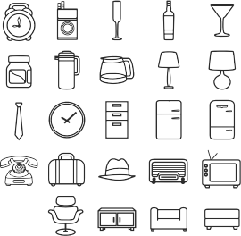 openclipart圖庫：Retro Icon Set