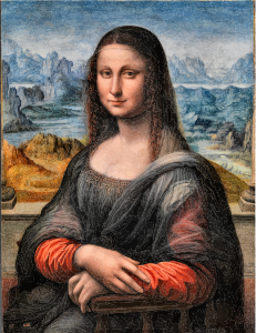 openclipart圖庫：Prado Mona Lisa Enhanced Contrast