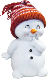openclipart圖庫：Playful Snow Man
