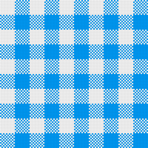 openclipart圖庫：Checker Plaid Cloth Blue White