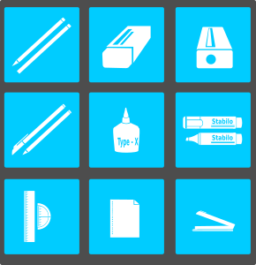 openclipart圖庫：Study and Office Stationery