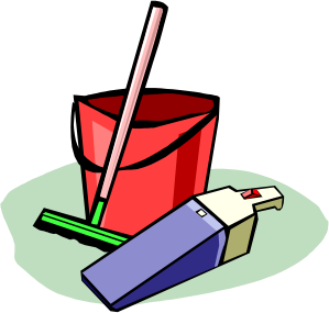 openclipart圖庫：Cleaning tools