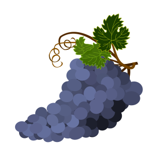 openclipart圖庫：Purple Grapes
