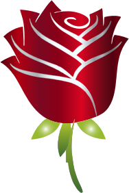 openclipart圖庫：Stylized Rose Enhanced
