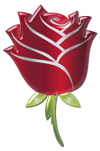 openclipart圖庫：Stylized Rose Enhanced 2