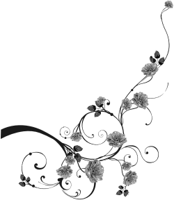 openclipart圖庫：Rose Floral Flourish 10